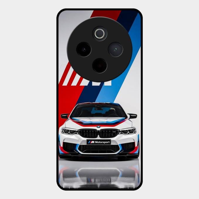 Super Sports Car Glass Case Cover For Vivo T4 5G