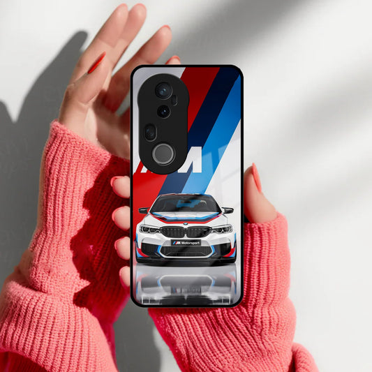 Super Sports Car Glass Case Cover For Vivo