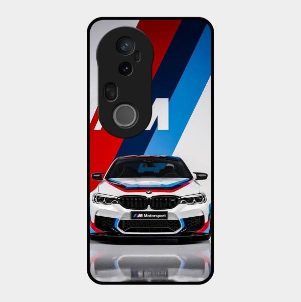 Super Sports Car Glass Case Cover For Vivo T4 Ultra 5G