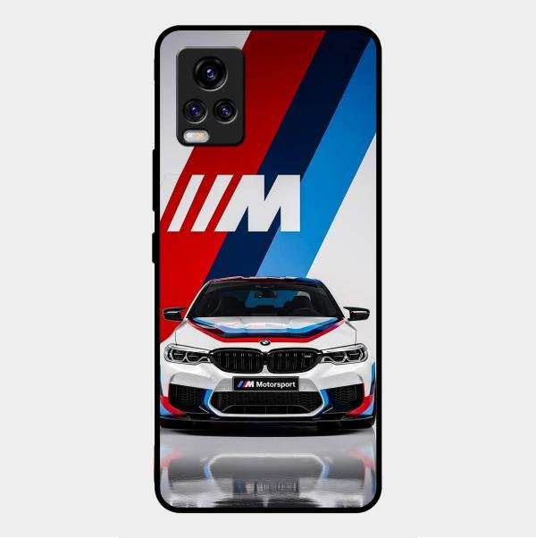 Super Sports Car Glass Case Cover For Vivo V20 Pro 5G