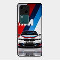 Super Sports Car Glass Case Cover For Vivo V30 5G