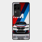 Super Sports Car Glass Case Cover For Vivo V30 Pro 5G