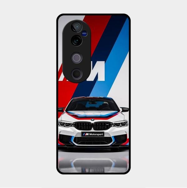 Super Sports Car Glass Case Cover For Vivo V40 Pro 5G