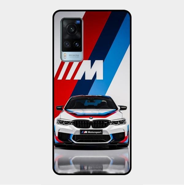 Super Sports Car Glass Case Cover For Vivo X60 5G