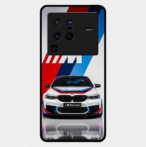 Super Sports Car Glass Case Cover For Vivo X80 Pro 5G