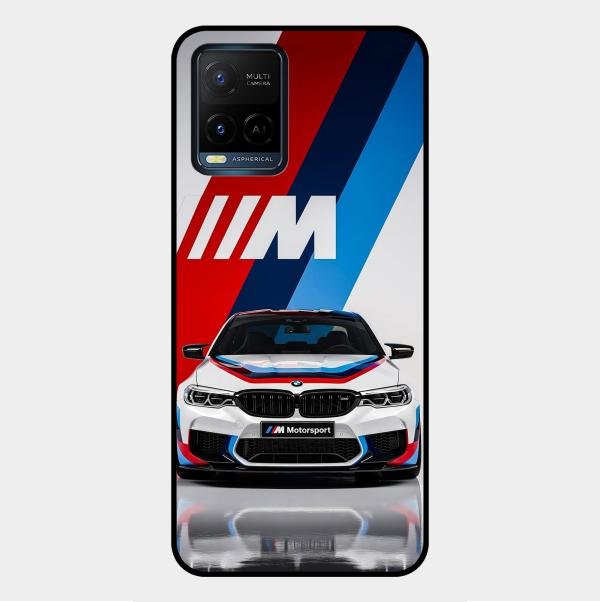 Super Sports Car Glass Case Cover For Vivo Y21G