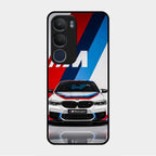Super Sports Car Glass Case Cover For Vivo Y29 5G