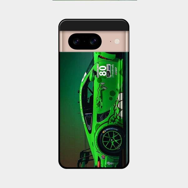 Super Sports Car V2 Glass Case Cover For Google Pixel 8 5G