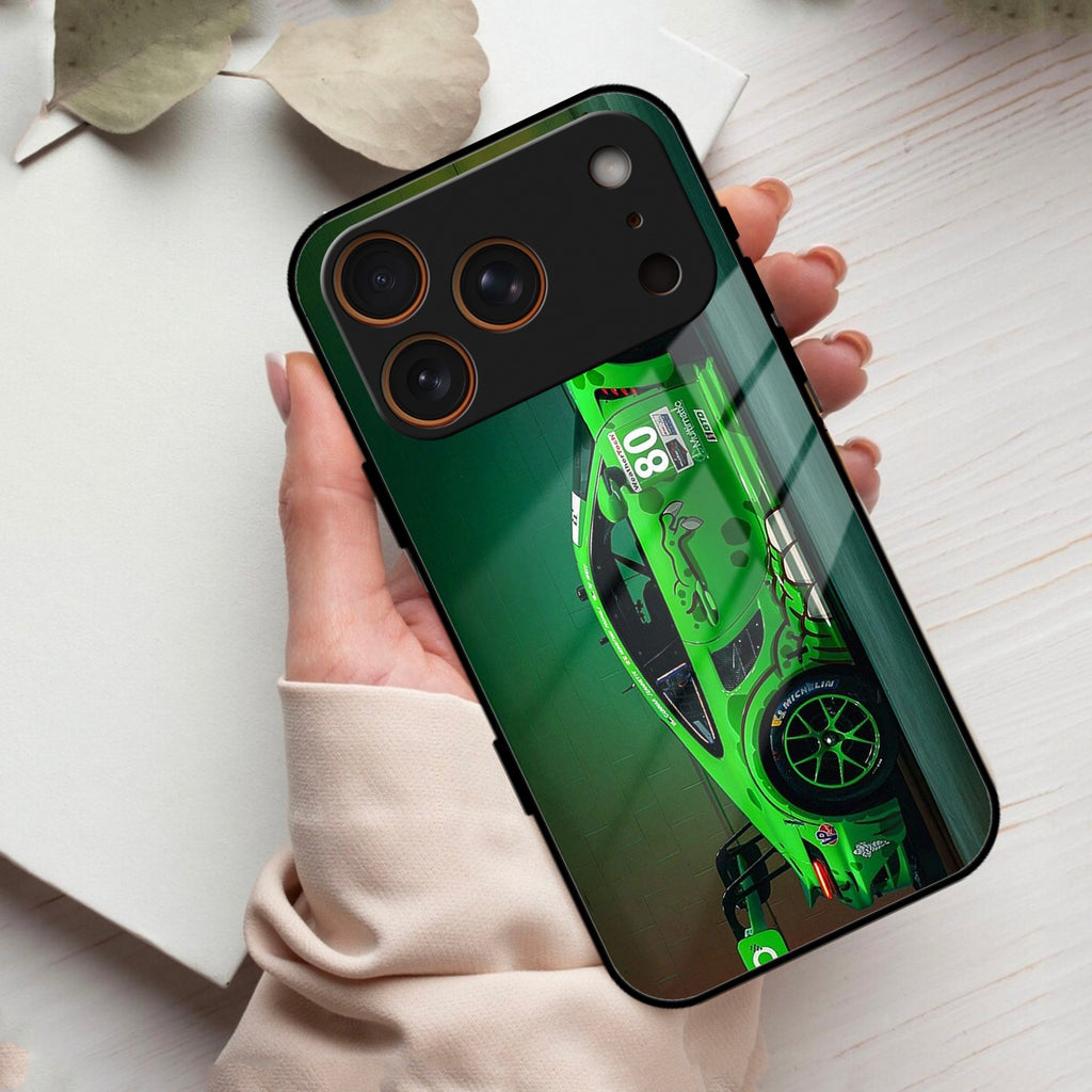Super Sports Car V2 Glass Case Cover For iPhone 17 Pro Max