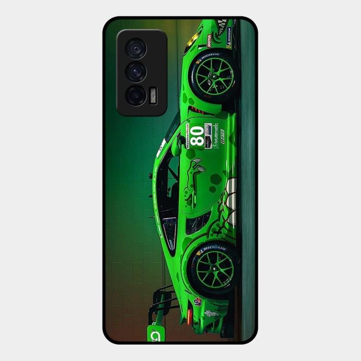 Super Sports Car V2 Glass Case Cover For Iqoo 7 5G