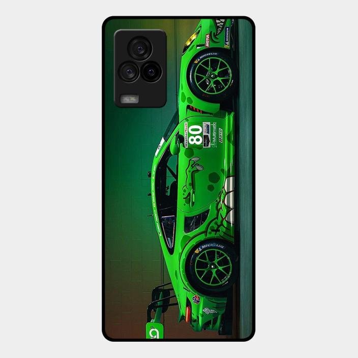 Super Sports Car V2 Glass Case Cover For Iqoo 7 Legend 5G