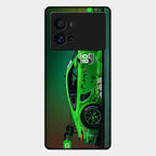 Super Sports Car V2 Glass Case Cover For Iqoo 9 Pro 5G