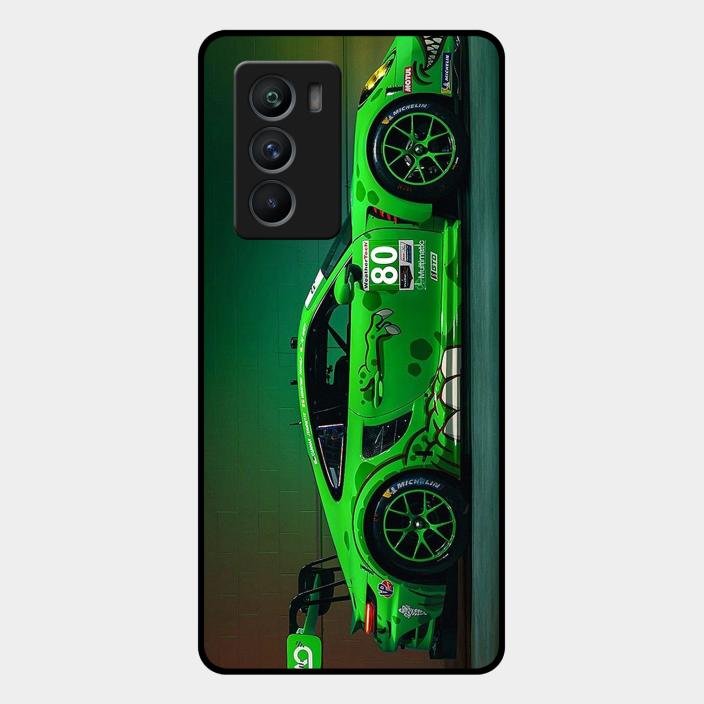 Super Sports Car V2 Glass Case Cover For Iqoo 9 Se 5G