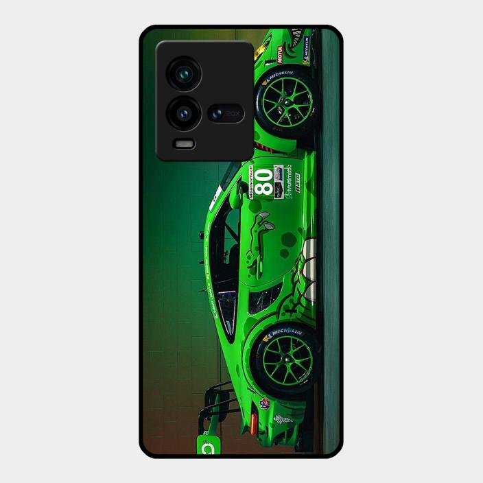 Super Sports Car V2 Glass Case Cover For Iqoo 9T 5G
