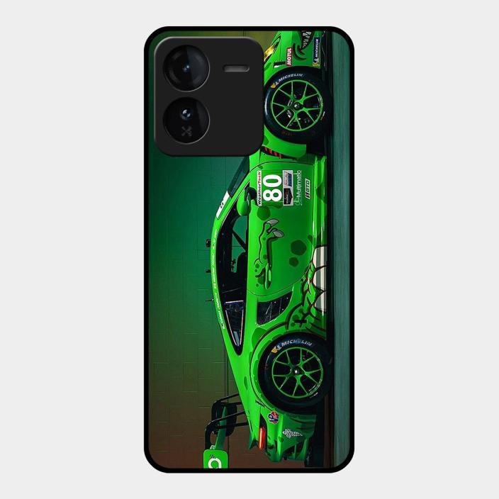 Super Sports Car V2 Glass Case Cover For Iqoo Z9 5G