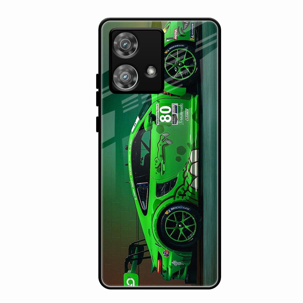 Super Sports Car V2 Glass Case Cover For Motorola Edge 40 5G