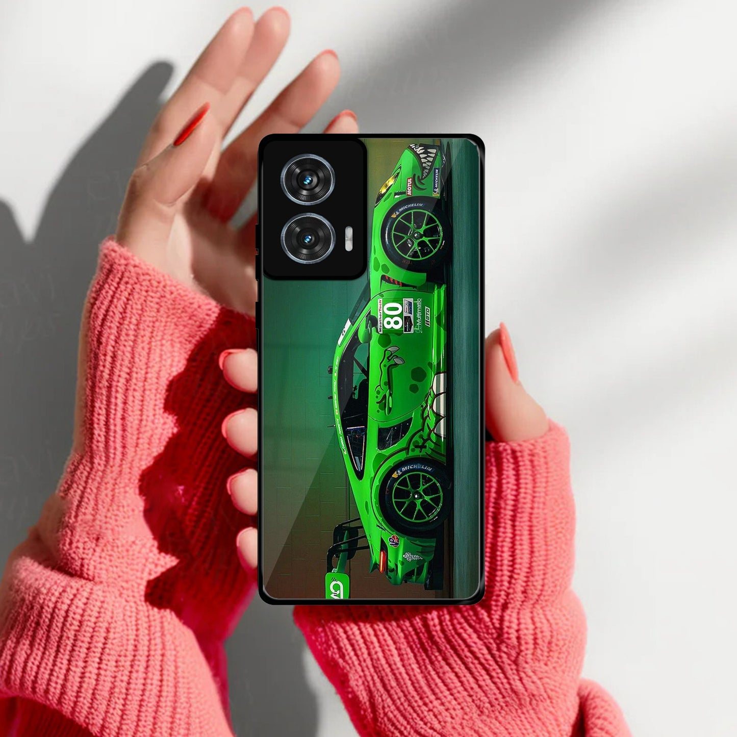 Super Sports Car V2 Glass Case Cover For Motorola