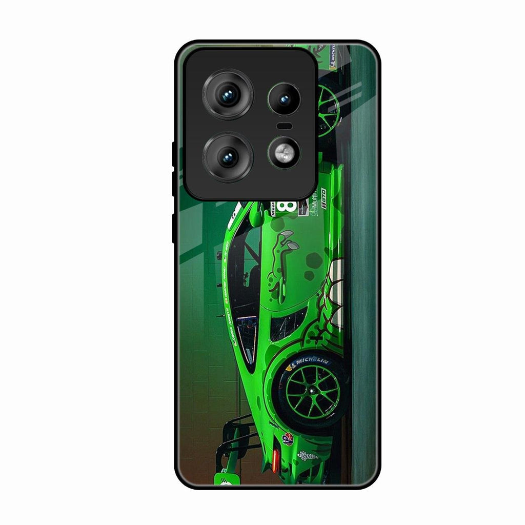 Super Sports Car V2 Glass Case Cover For Motorola Edge 50 Pro