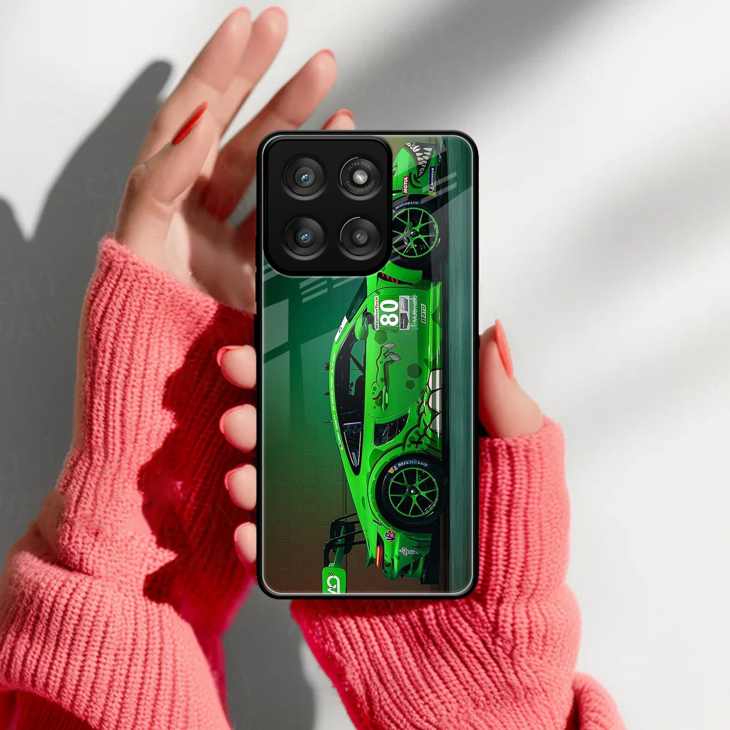 Super Sports Car V2 Glass Case Cover For Motorola