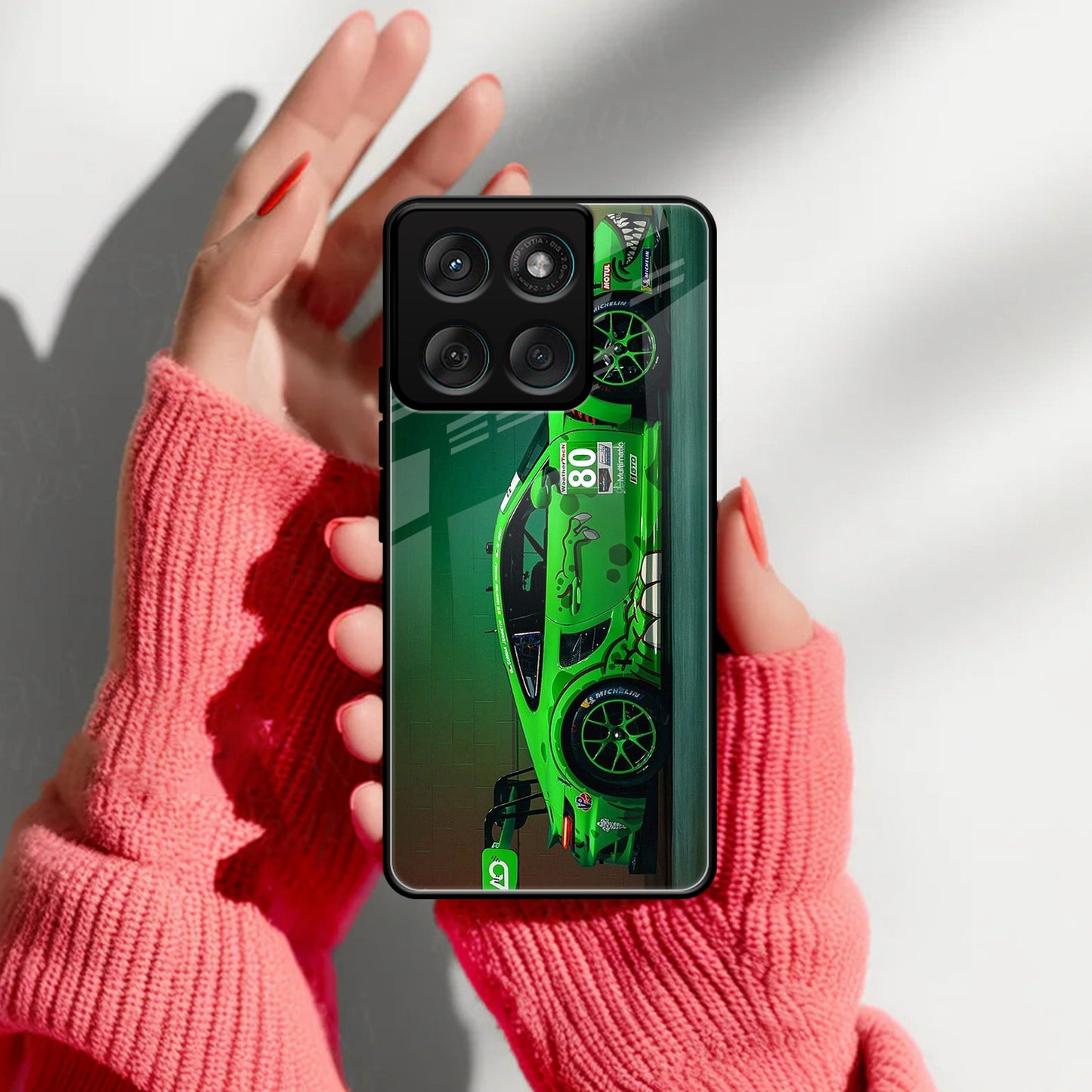 Super Sports Car V2 Glass Case Cover For Motorola