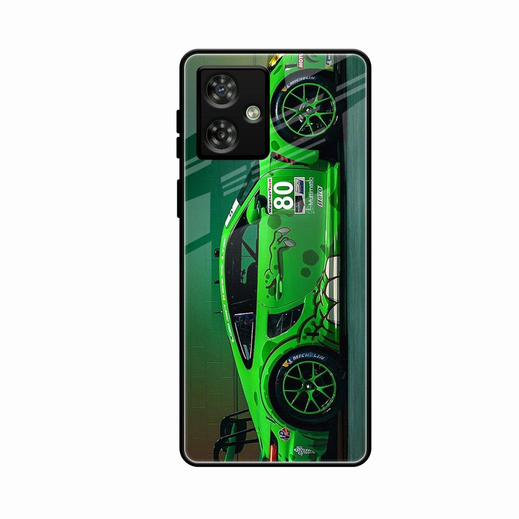 Super Sports Car V2 Glass Case Cover For Motorola G54 5G