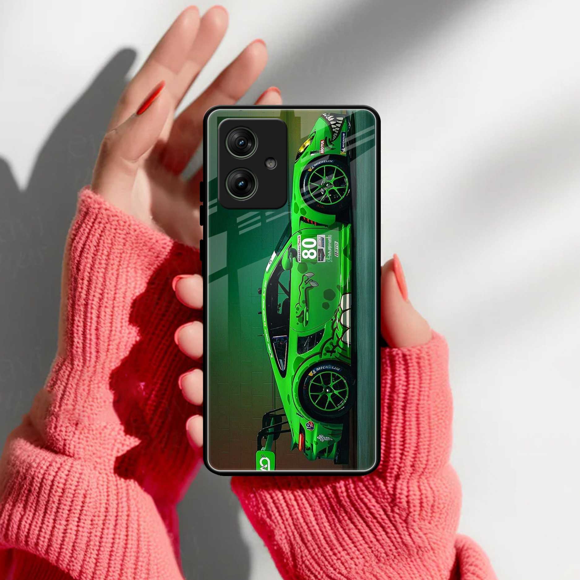 Super Sports Car V2 Glass Case Cover For Motorola