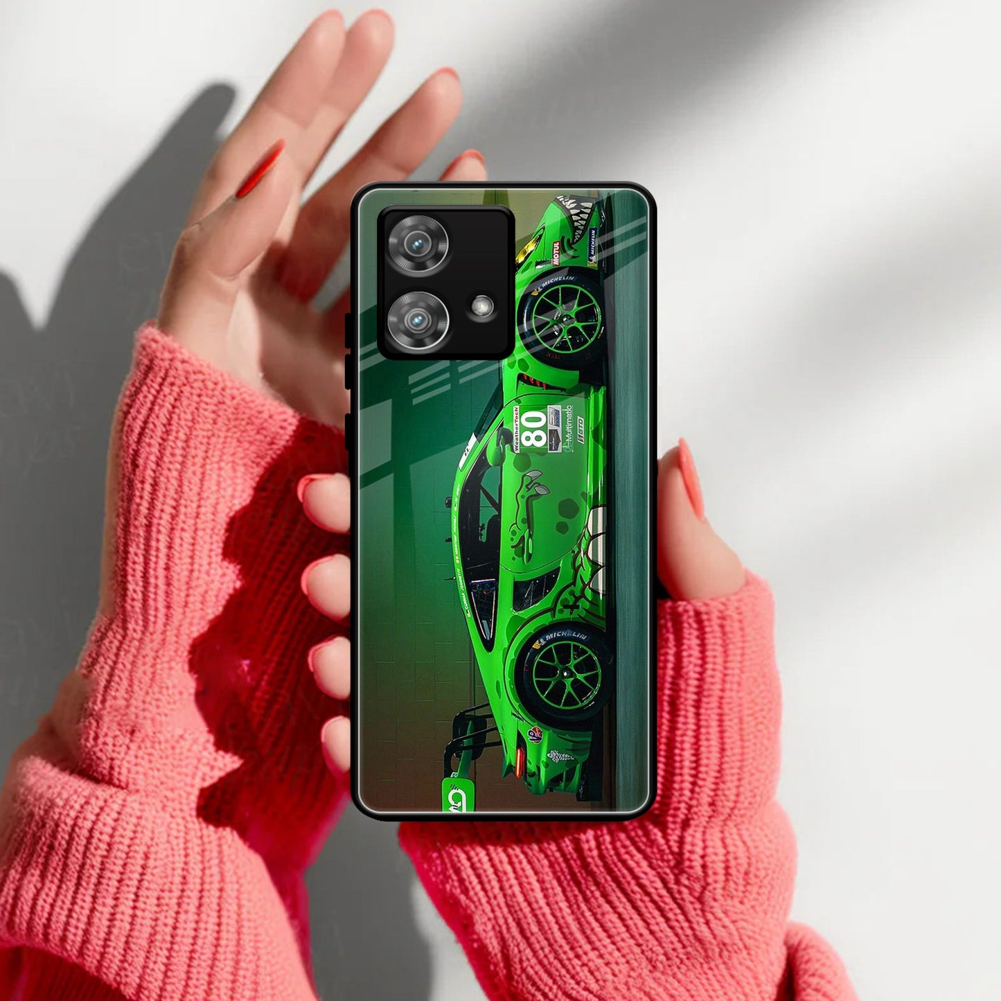 Super Sports Car V2 Glass Case Cover For Motorola