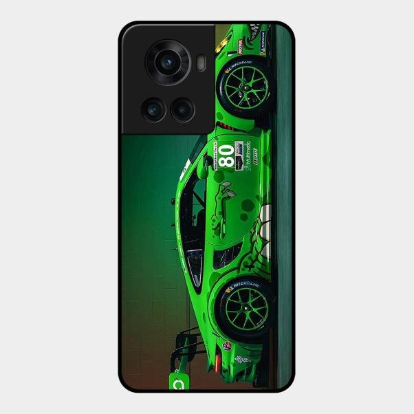 Super Sports Car V2 Glass Case Cover For Oneplus 10R 5G