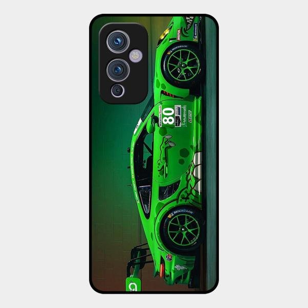 Super Sports Car V2 Glass Case Cover For Oneplus 9 5G