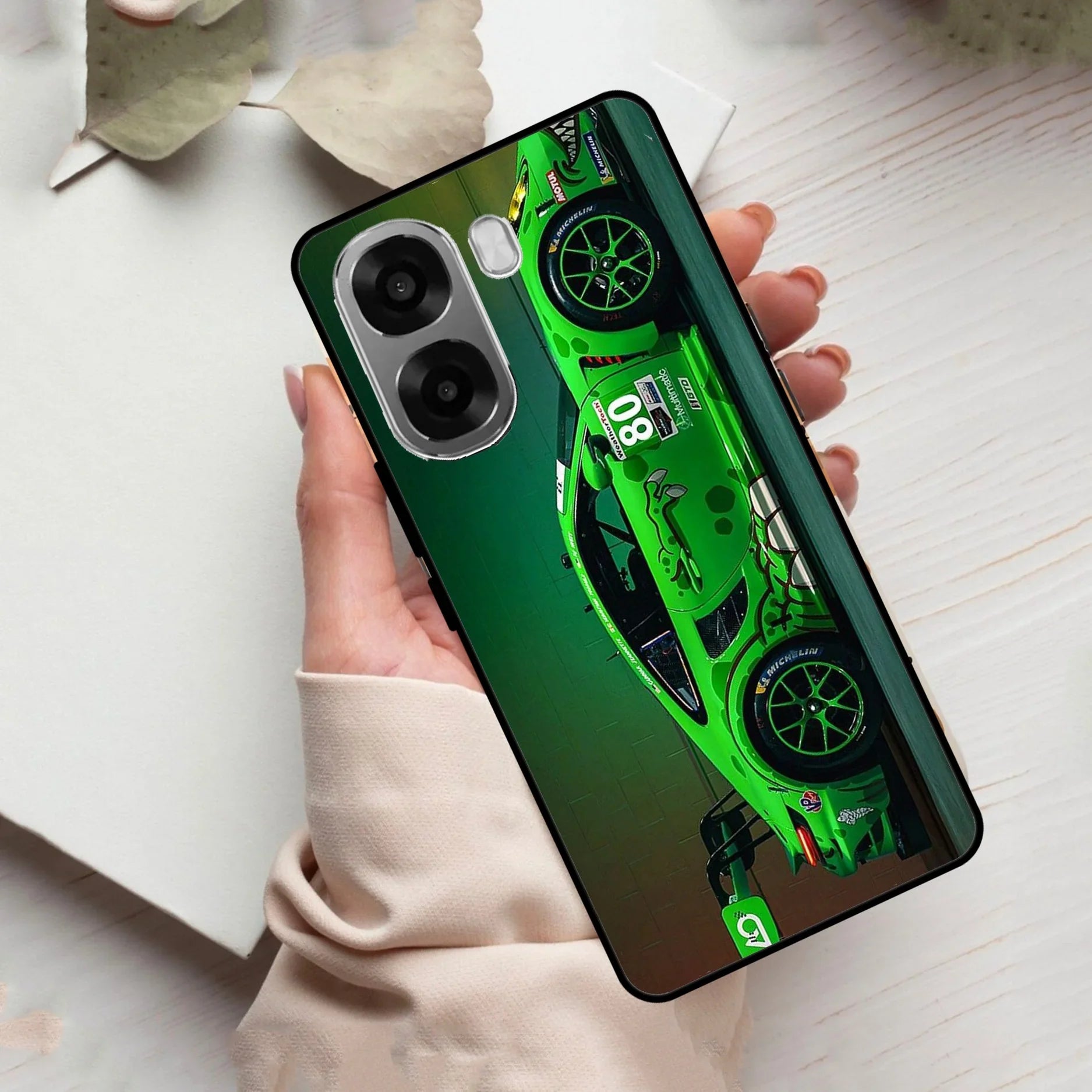 Super Sports Car V2 Glass Case Cover For Oppo