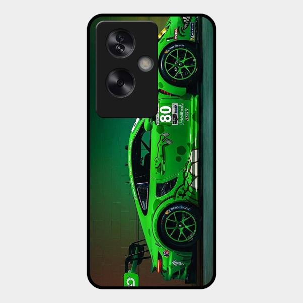 Super Sports Car V2 Glass Case Cover For Oppo A79 5G