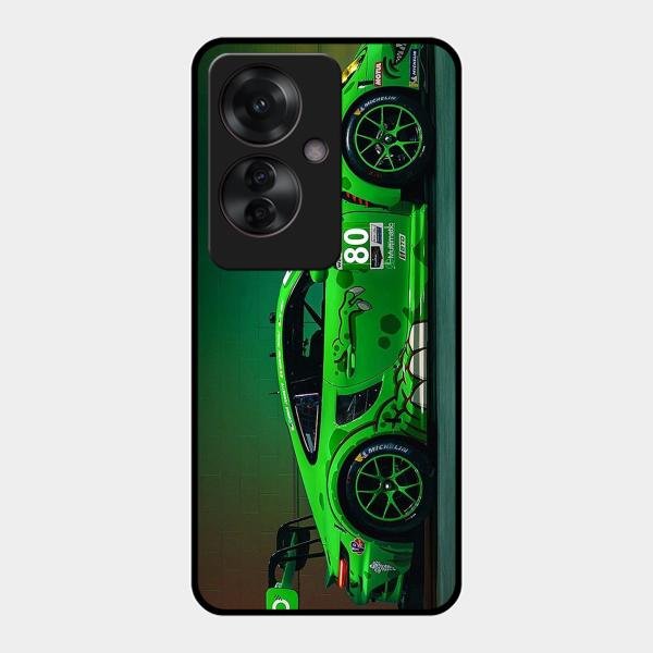 Super Sports Car V2 Glass Case Cover For Oppo F25 Pro 5G