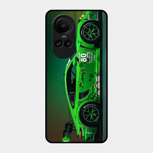 Super Sports Car V2 Glass Case Cover For Oppo Reno 10 5G