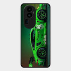 Super Sports Car V2 Glass Case Cover For Oppo Reno 10 Pro Plus 5G