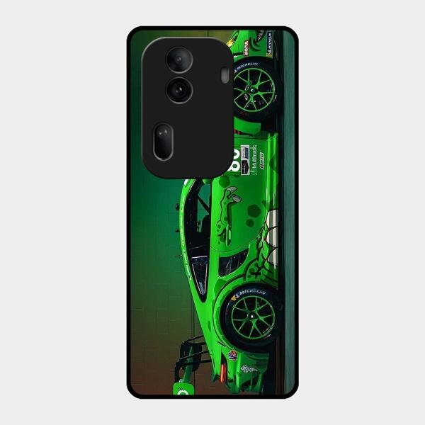 Super Sports Car V2 Glass Case Cover For Oppo Reno 11 Pro 5G