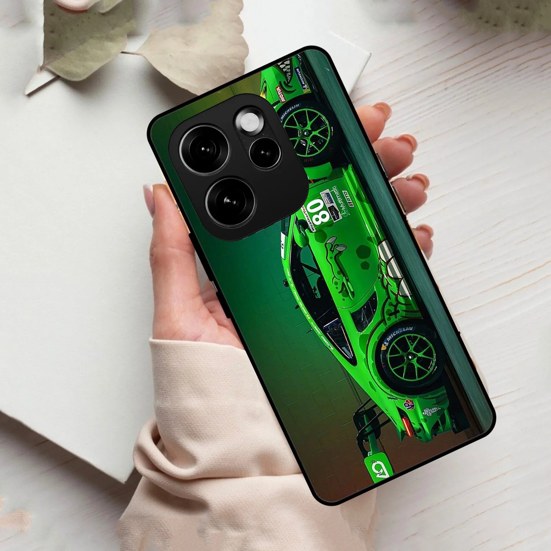 Super Sports Car V2 Glass Case Cover For Oppo