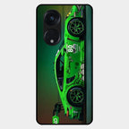 Super Sports Car V2 Glass Case Cover For Oppo Reno 8T 5G
