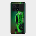 Super Sports Car V2 Glass Case Cover For Poco X6 Pro 5G