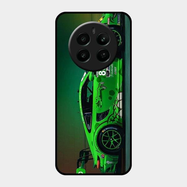 Super Sports Car V2 Glass Case Cover For Realme 12 Plus 5G