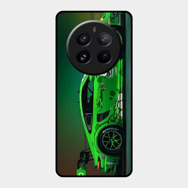 Super Sports Car V2 Glass Case Cover For Realme 12 Pro Plus 5G