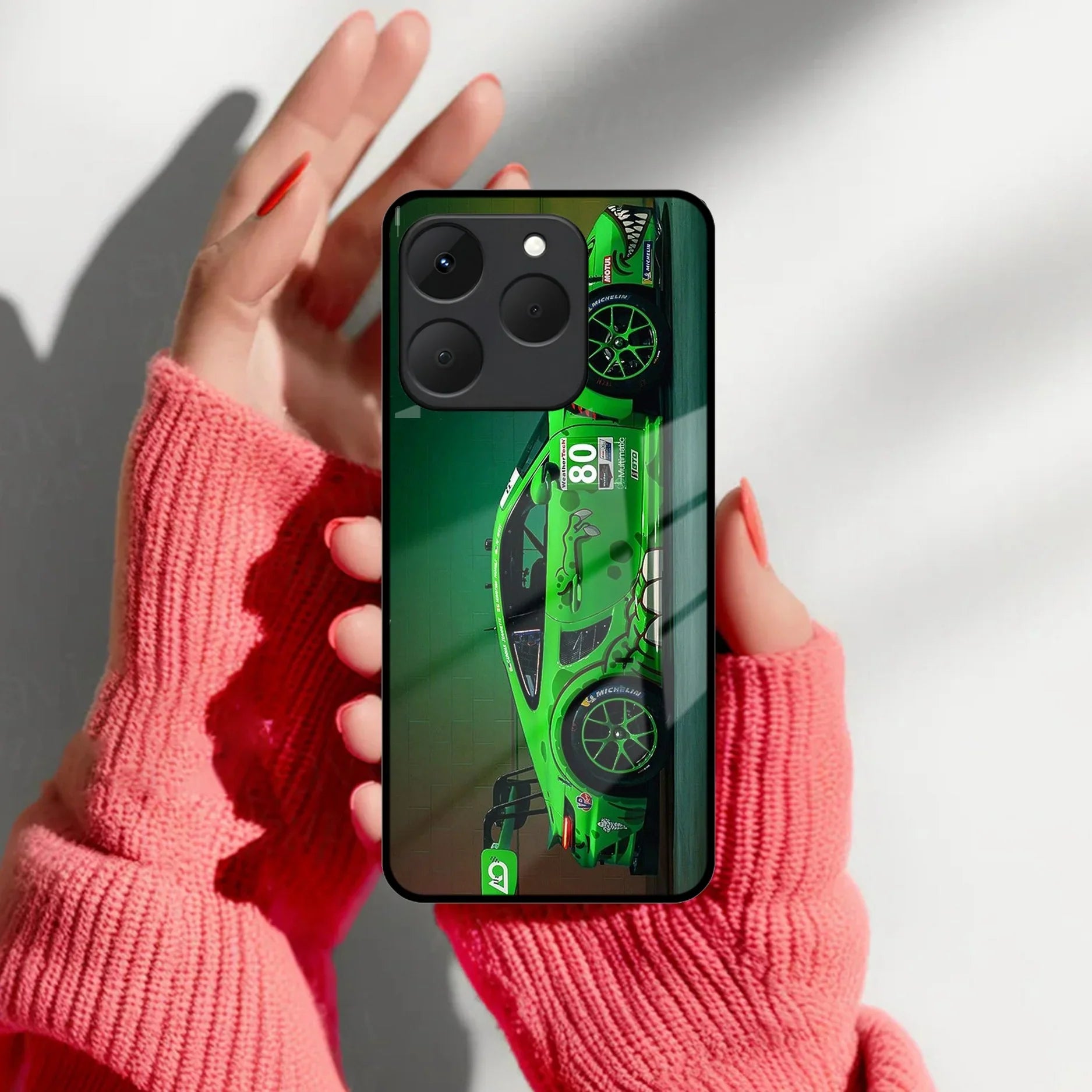 Strings of Love Glass Case Cover For Realme/Narzo