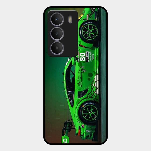 Super Sports Car V2 Glass Case Cover For Realme P3 Lite 5G