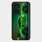 Super Sports Car V2 Glass Case Cover For Redmi 11 Prime 4G
