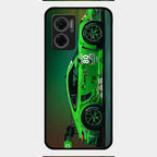 Super Sports Car V2 Glass Case Cover For Redmi 11 Prime 5G