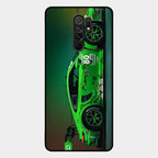 Super Sports Car V2 Glass Case Cover For Redmi 9 Prime