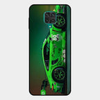 Super Sports Car V2 Glass Case Cover For Redmi Note 10 Lite
