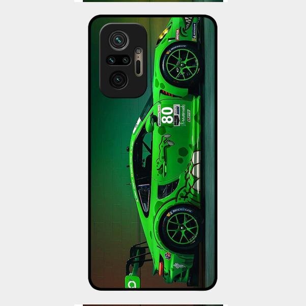 Super Sports Car V2 Glass Case Cover For Redmi Note 10 Pro