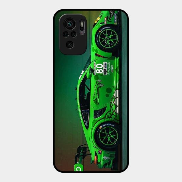 Super Sports Car V2 Glass Case Cover For Redmi Note 10