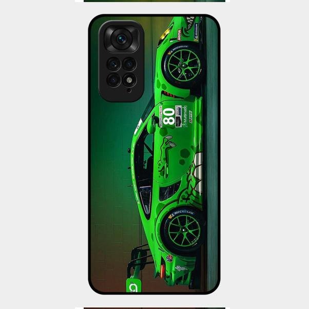 Super Sports Car V2 Glass Case Cover For Redmi Note 11