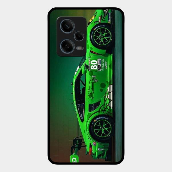 Super Sports Car V2 Glass Case Cover For Redmi Note 12 Pro Plus 5G